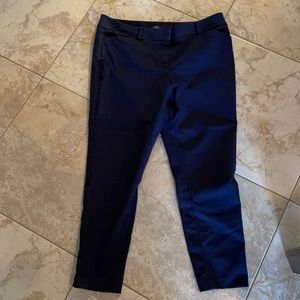 LOFT Julie Skinny ankle pants Navy, sz 12